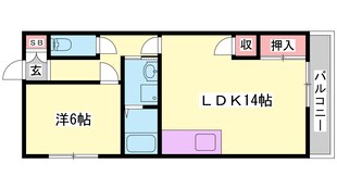 メゾン前田の物件間取画像